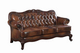 Coaster Victoria Rolled Arm Sofa Tri-tone and Brown Model 500681
